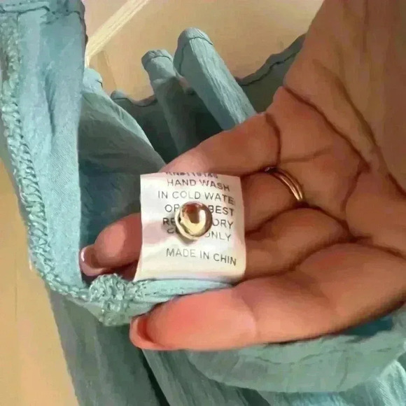 NWT Pink Blush Brand light Teal Tunic Dress With Pockets Maternity Women’s M - Picture 6 of 11